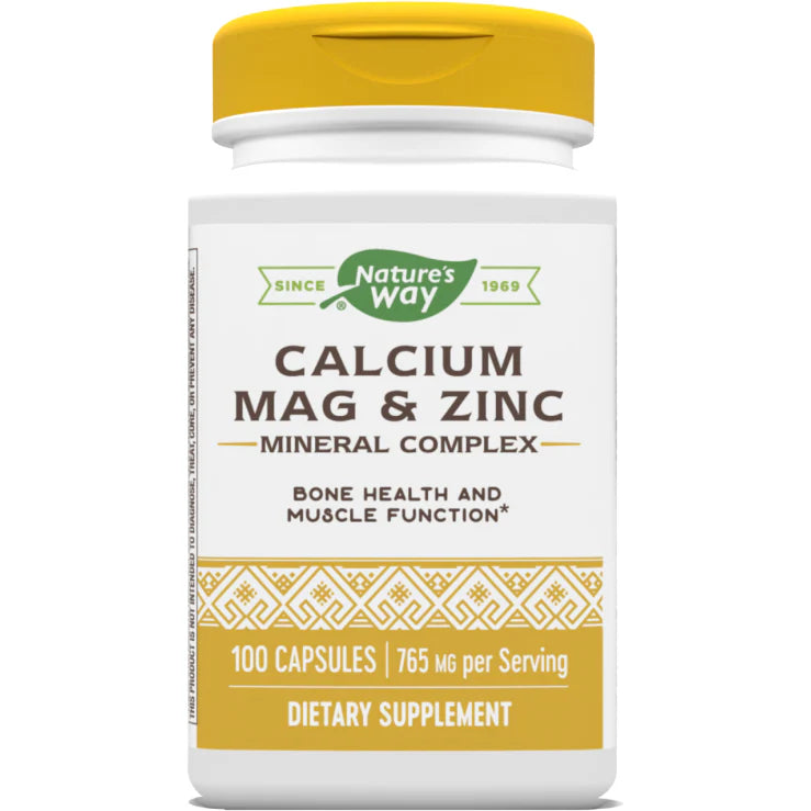 Calcium Magnesium & Zinc 100 caps U434572
