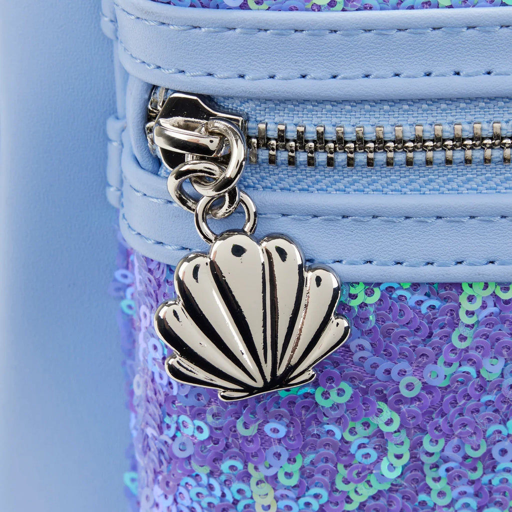Purple Lavender Pastel Sequins Mini Backpack Q353793