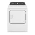 White 7 cu. ft. Electric Top Load Dryer with Steam W905