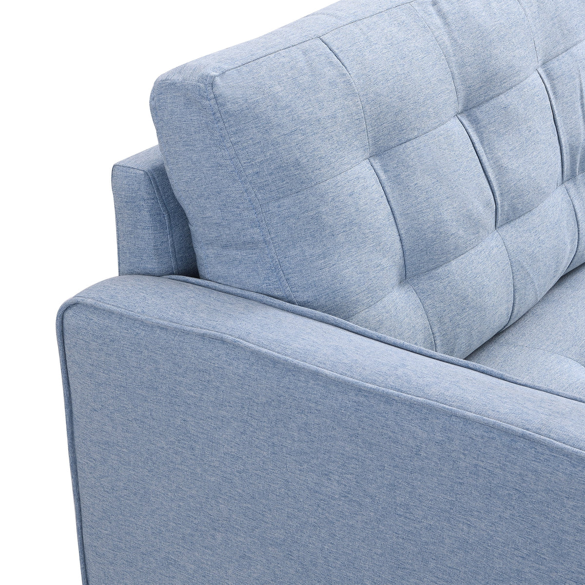Green Velvet Tufted Upholstered Sofa Y396