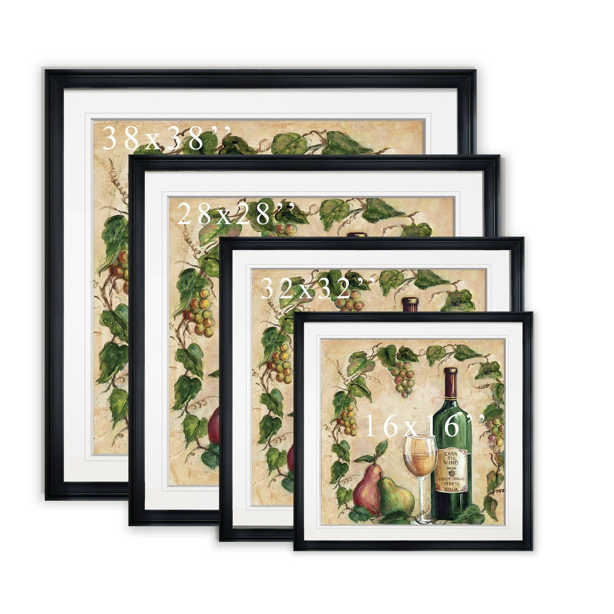 Framed Giclee Print 38x38 U40814