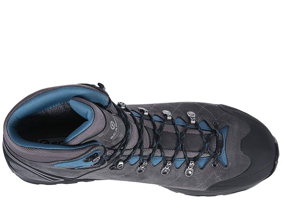 Wide Men's Shark Grey/Lake Blue Hiking Boots A2452