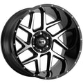 Machined Black Sliver Wheel U3376