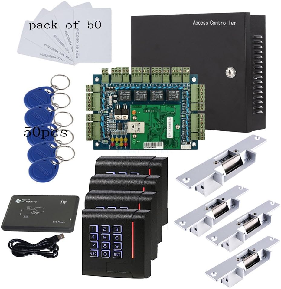 110V Door Access Control Board Kit Metal Power Box U167