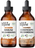 Immune Mushroom Tincture 4 fl oz & Cordyceps Tincture 4 fl oz G3235