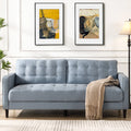 Green Velvet Tufted Upholstered Sofa Y396