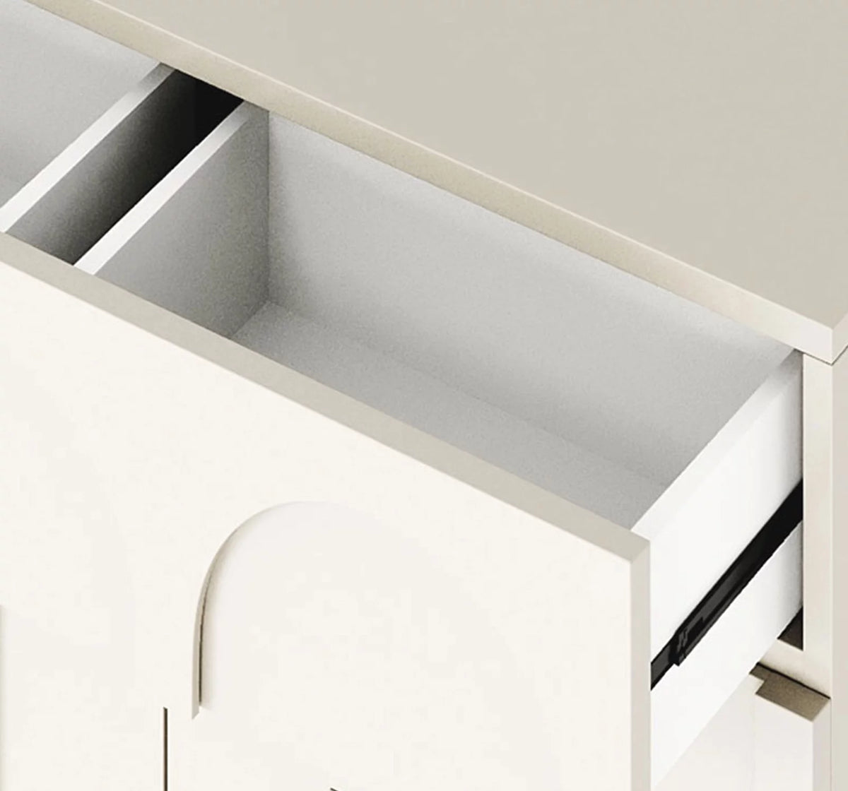 Half Gloss White 6 Drawer Dresser Z295327