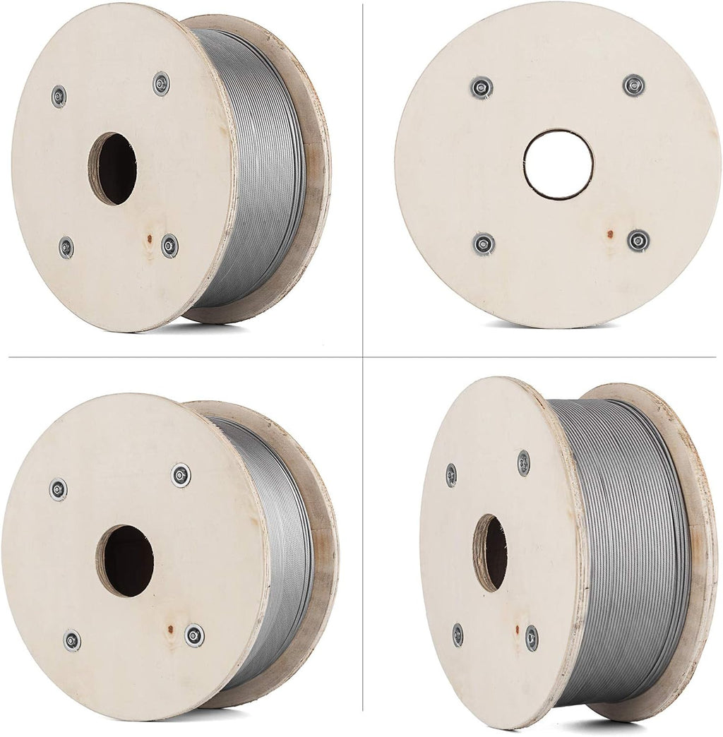T316 Stainless Steel Wire Rope 1/8 1x19 Cable Railing F340