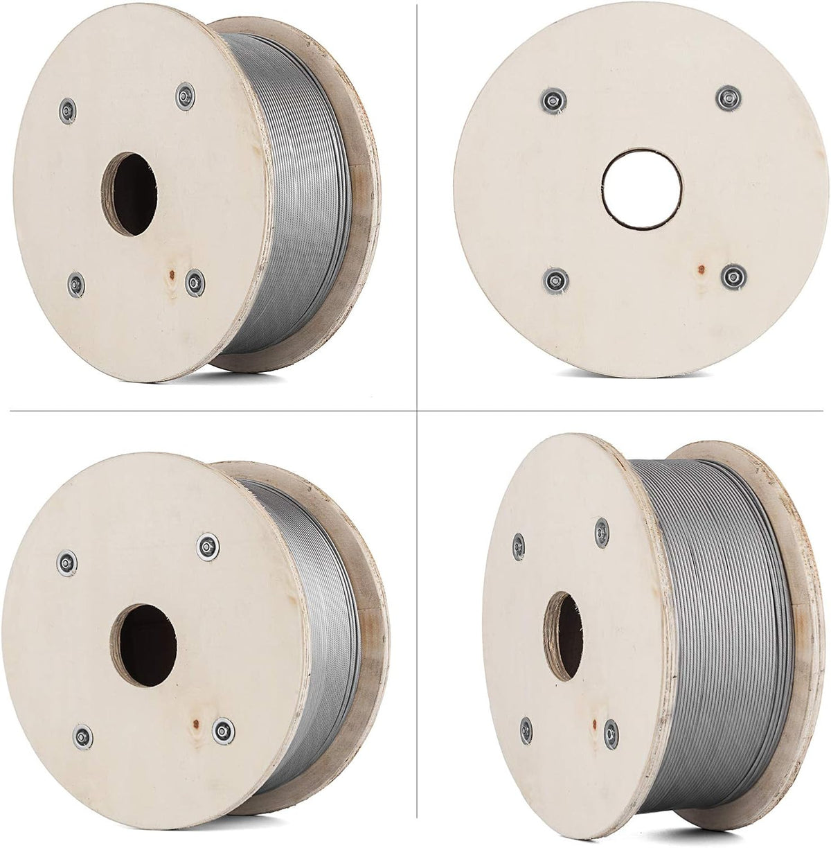 T316 Stainless Steel Wire Rope 1/8 1x19 Cable Railing F340