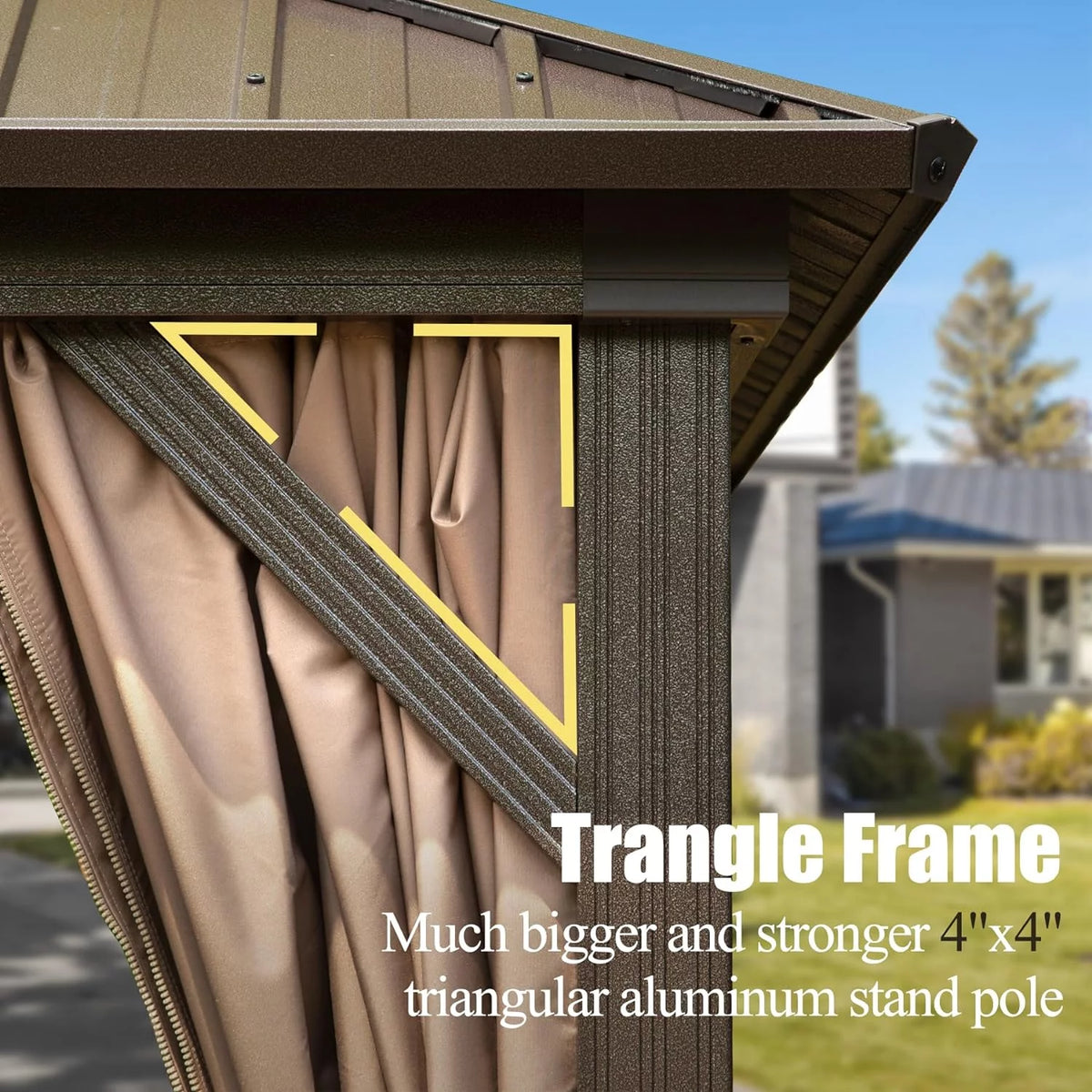 10x10x9.5ft Hardtop Gazebo V124609