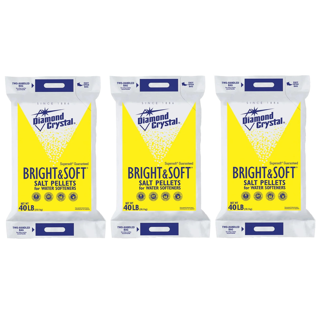 Water Softener Salt Pellets 40 lb 3-Pack N58937