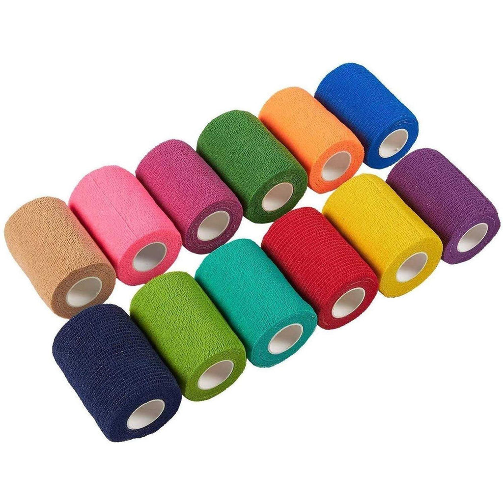 24 Rolls Self Adhesive Bandage Wrap 3 Inch x 5 Yards N865