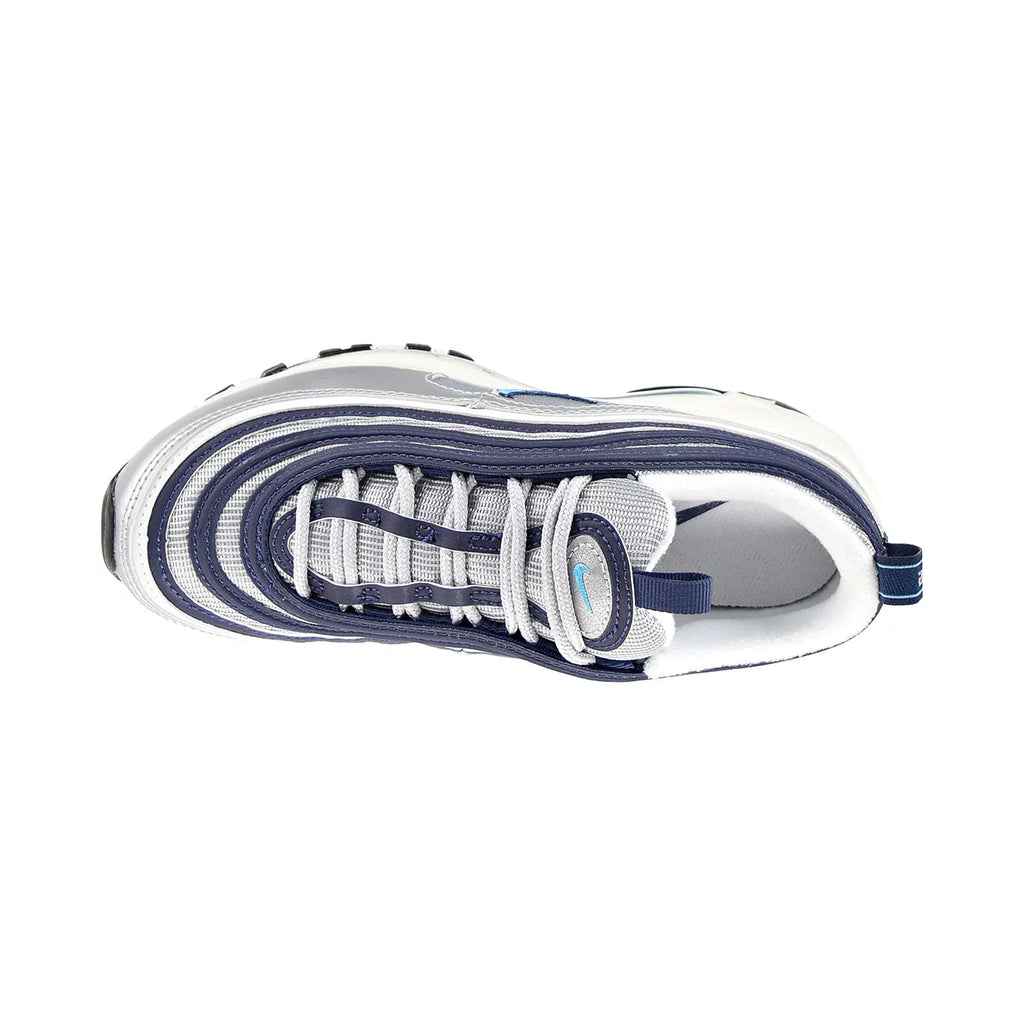 Metallic Silver Chlorine Blue Shoes G792