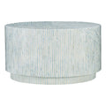 Blue Capiz Mosaic Inlay Coffee Table U5956