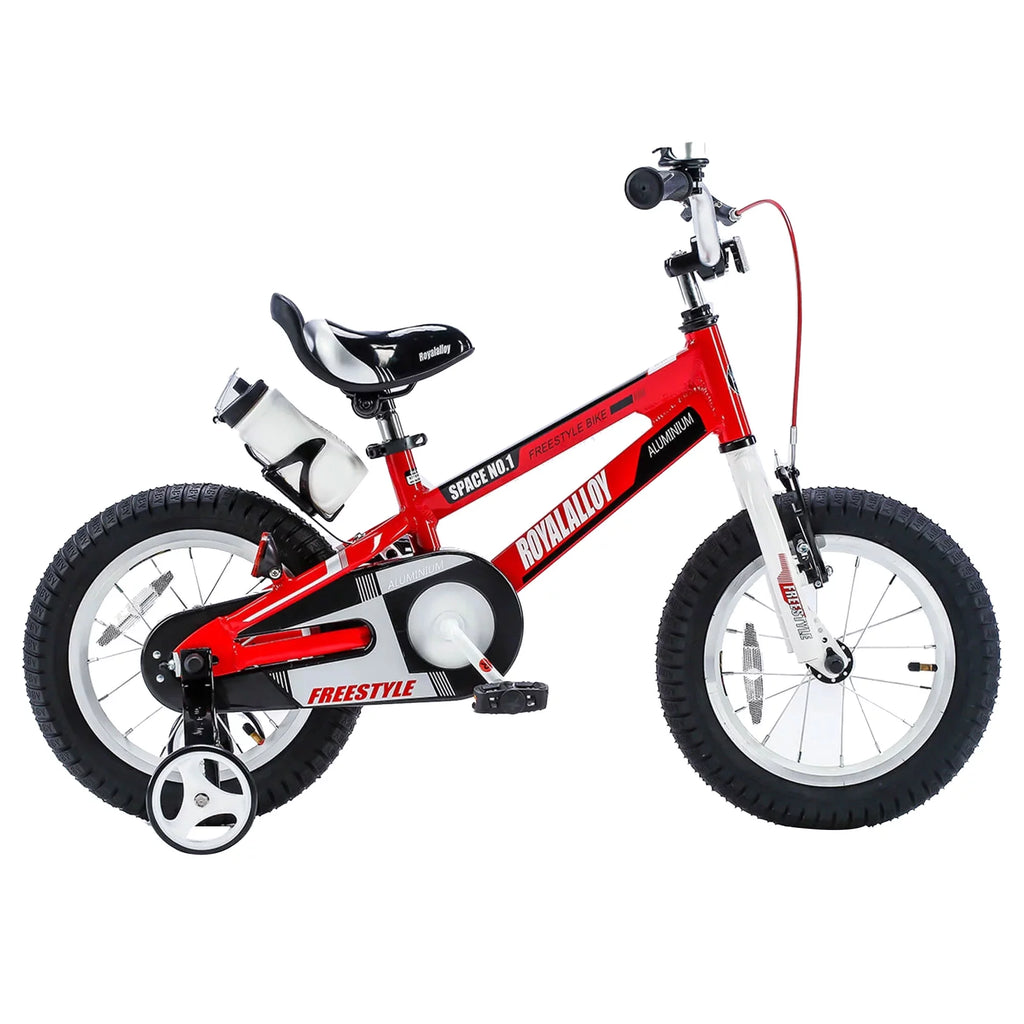 Red Kids Bike with Training Wheels C68624
