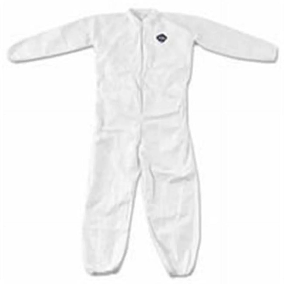 White 2XL Elastic Cuff Polyethylene Coveralls Y83213