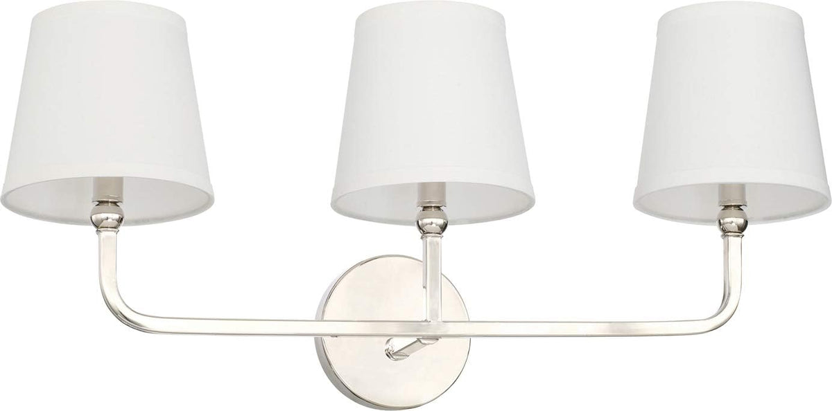 Brushed Nickel 3-Light Wall Mount C8934