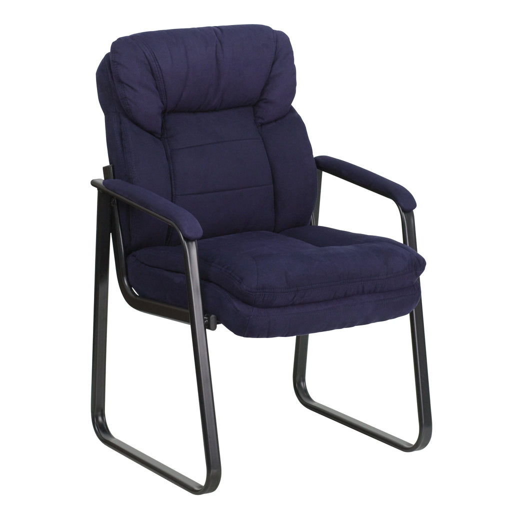 Navy Blue Microfiber Executive Office Chair N4996