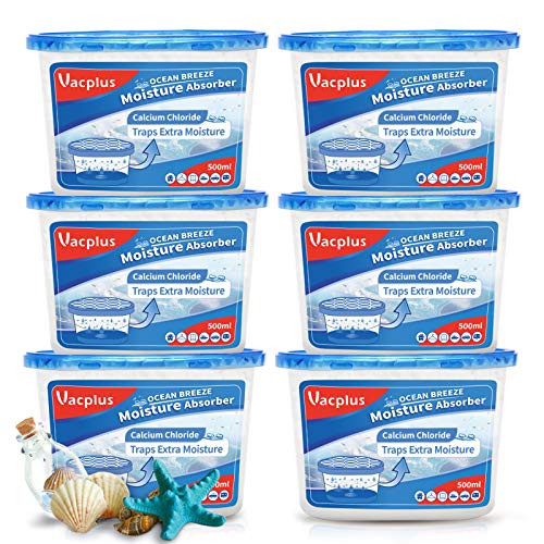 6 Pack 10.5 Oz Fragrance Free Moisture Absorbers B5419