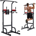 Multifunction Power Tower Dip Station Pull up Bar Power Rack 480lbs N637
