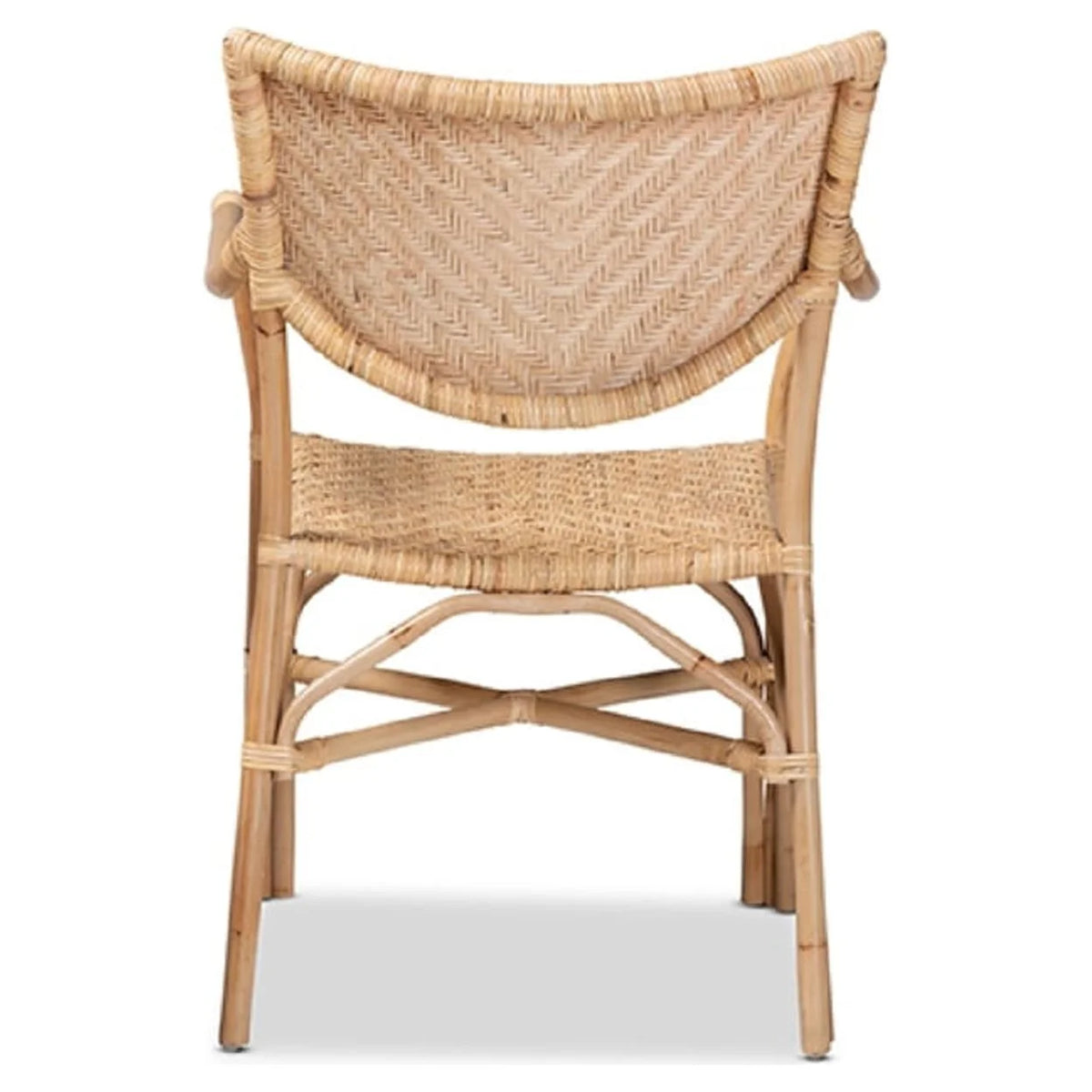 Natural Brown Rattan Dining Chair B2321