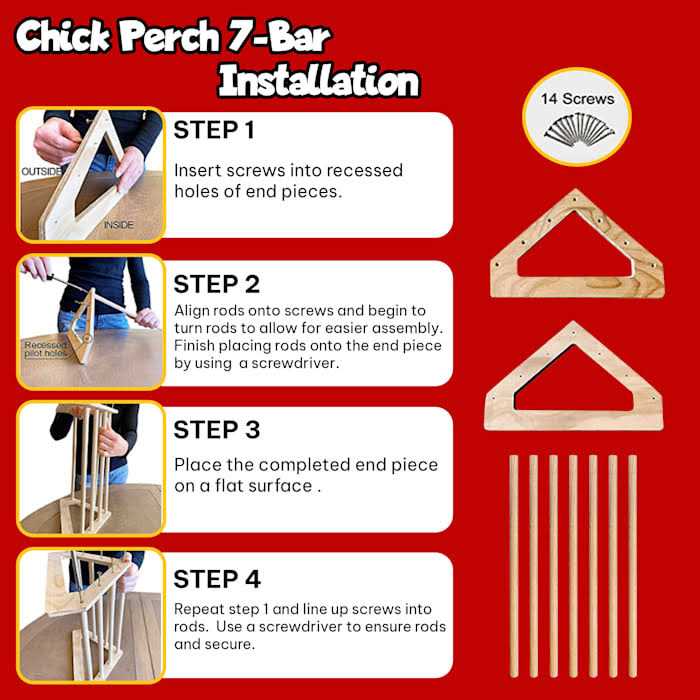 Chick Perch Roosting Bar Toy T2027