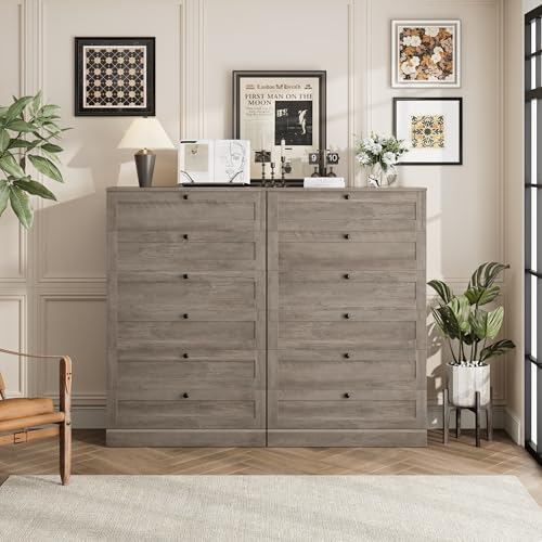 6 Drawer Wood Dresser M689