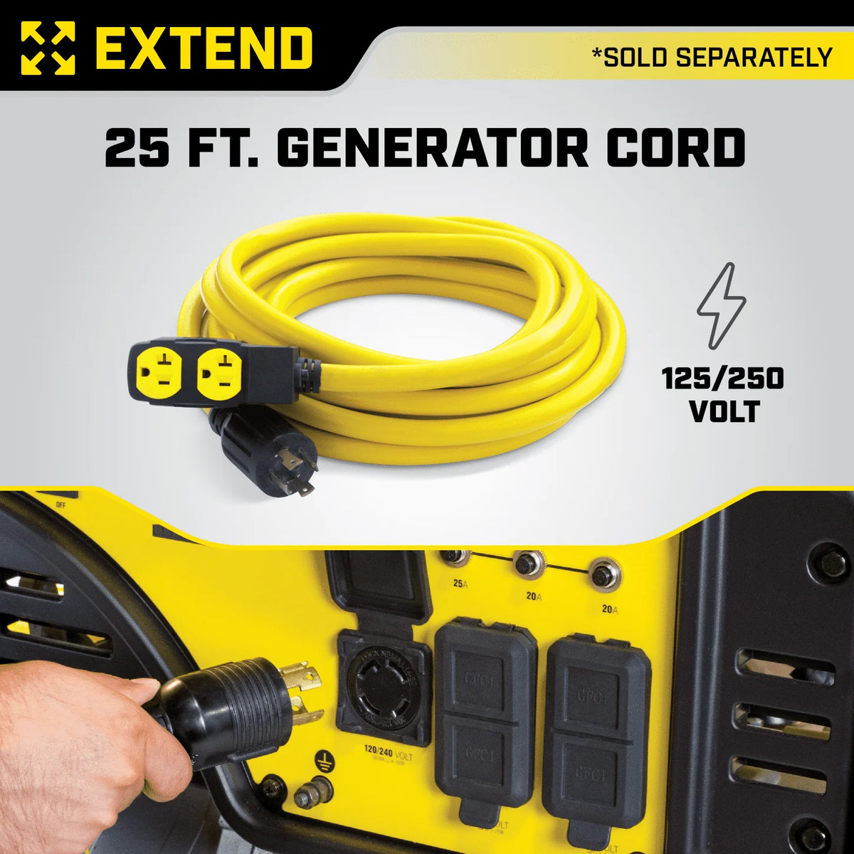 3500 Watts Portable Generator with Remote Start U41323