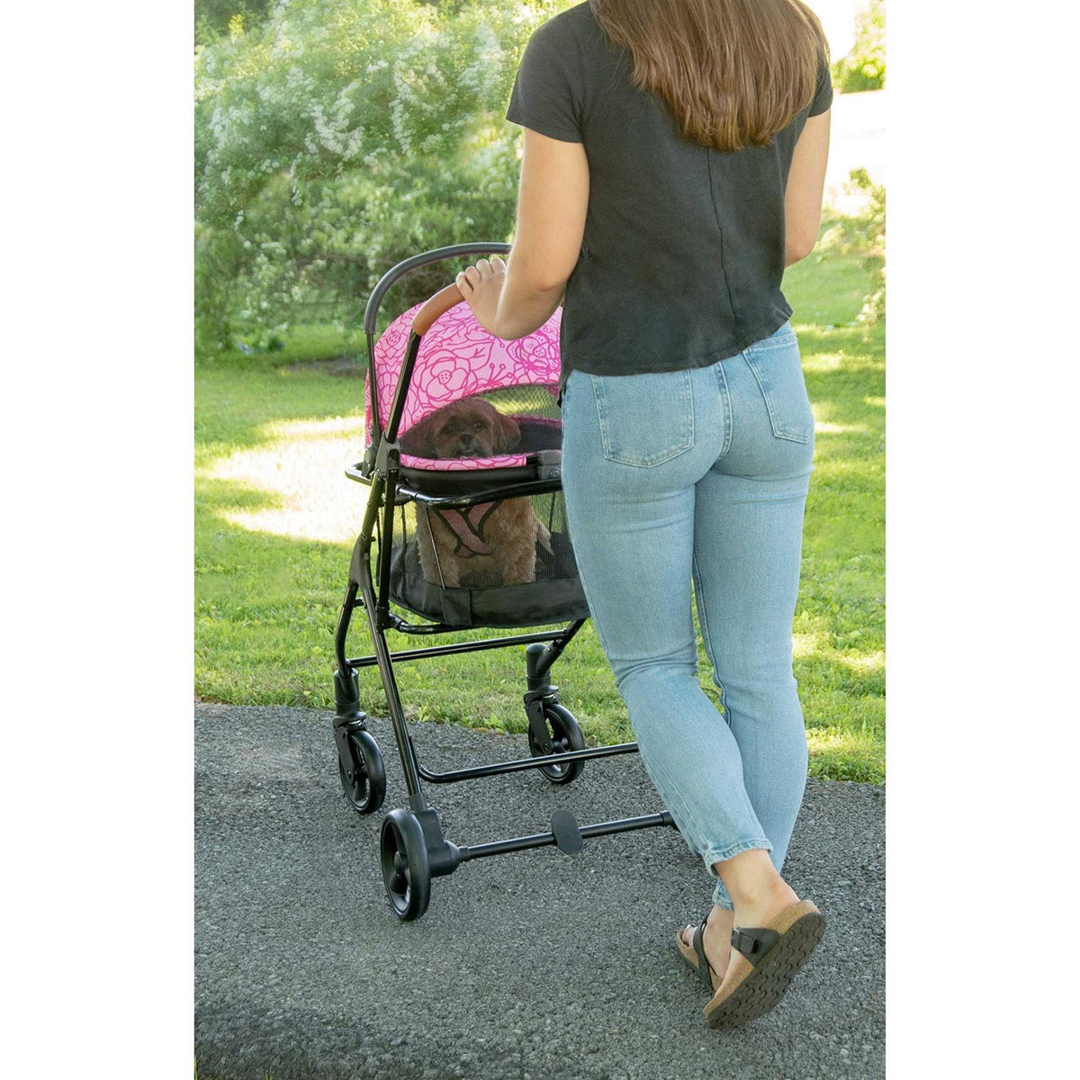 Pet Stroller Booster and Carrier Travel System W146050