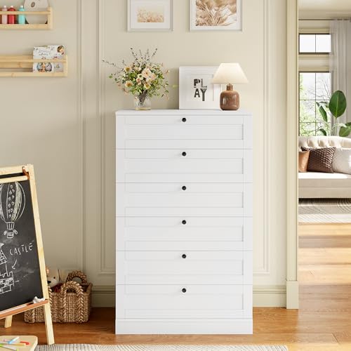 6 Drawer Wood Dresser M689