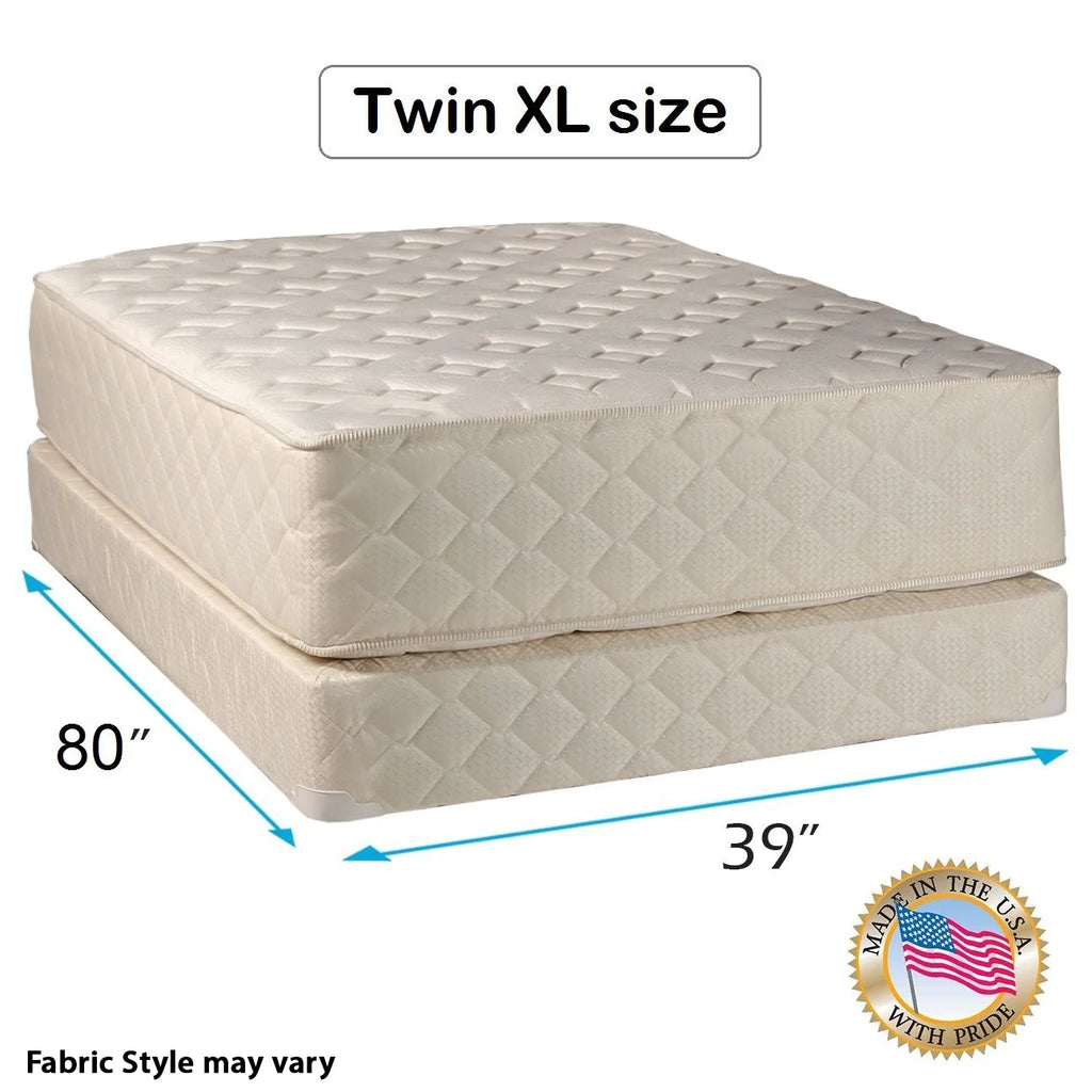 Twin Extra Long Innerspring Mattress & Box Spring Set E8696