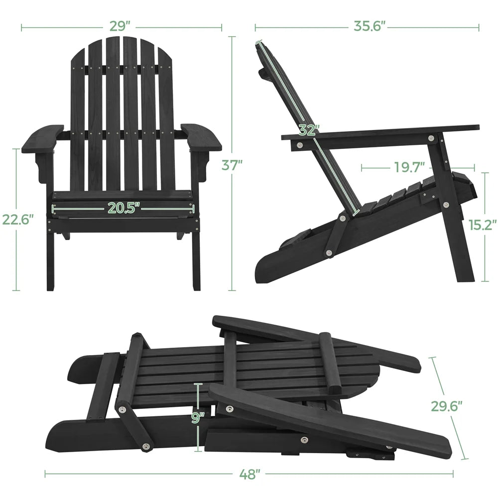 Folding Wooden Adirondack Chair X16966