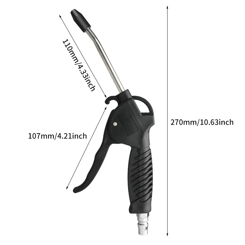 High Volume Air Blow Gun with Guard Air Flow Nozzle P146916