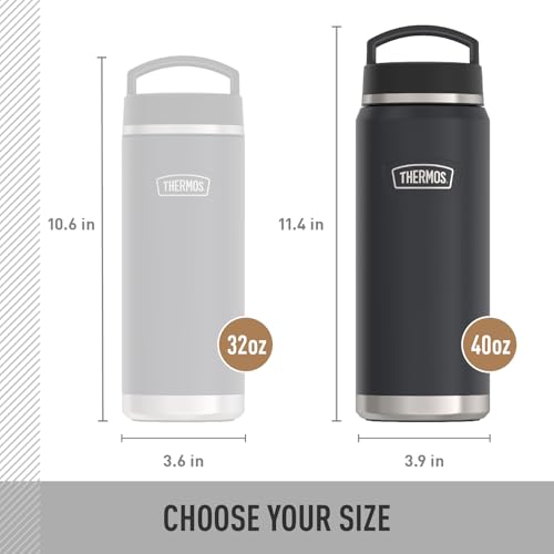 Stainless Steel Vacuum Insulated Water Bottle with Screw Top Lid 32 Ounce I99154