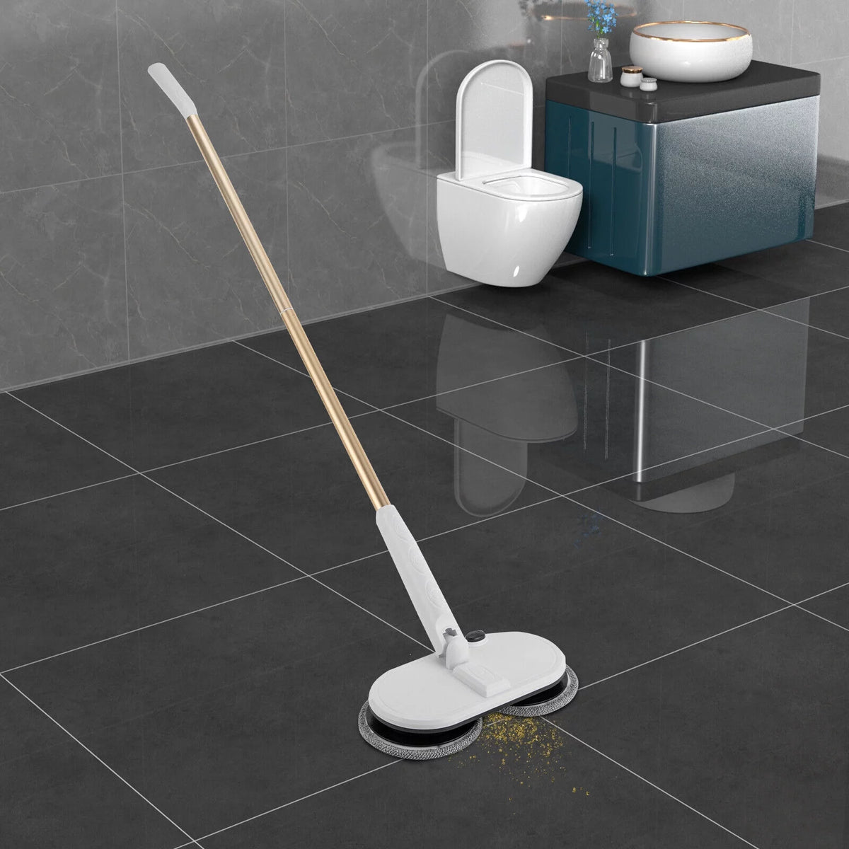 Cordless Electric Mop White O5656