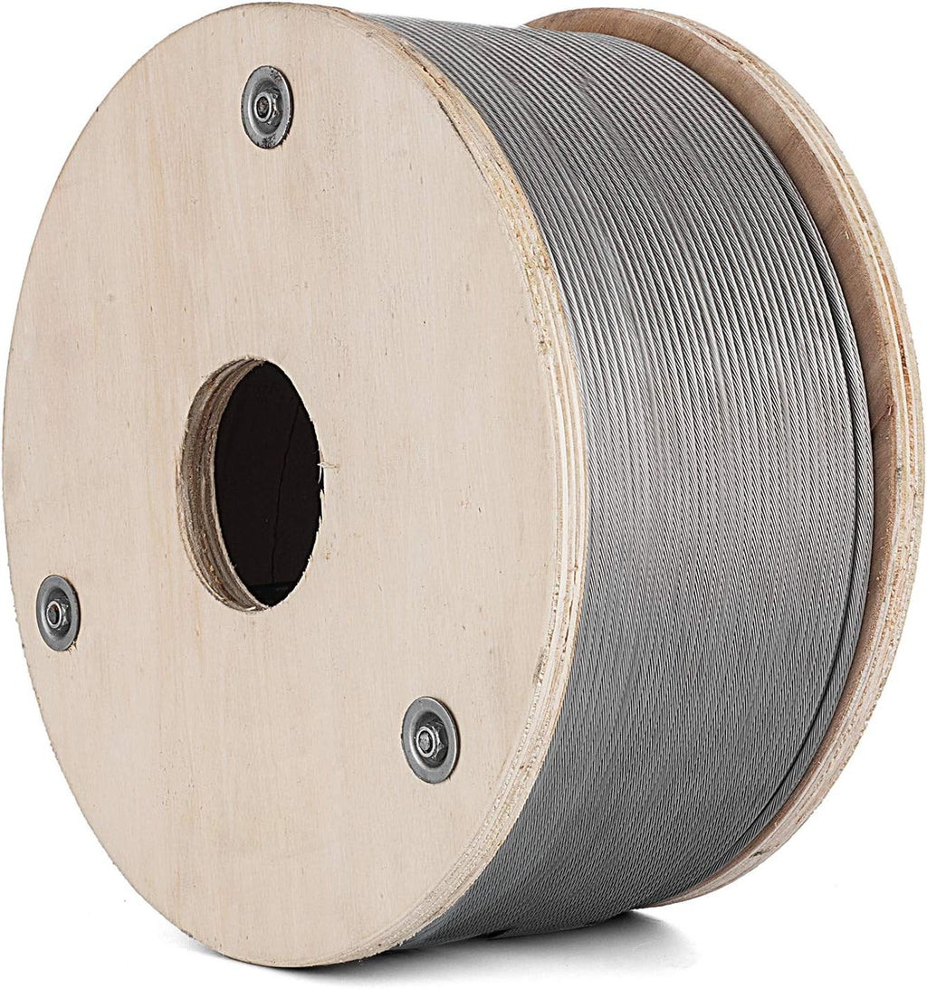 T316 Stainless Steel Wire Rope 1/8 1x19 Cable Railing F340