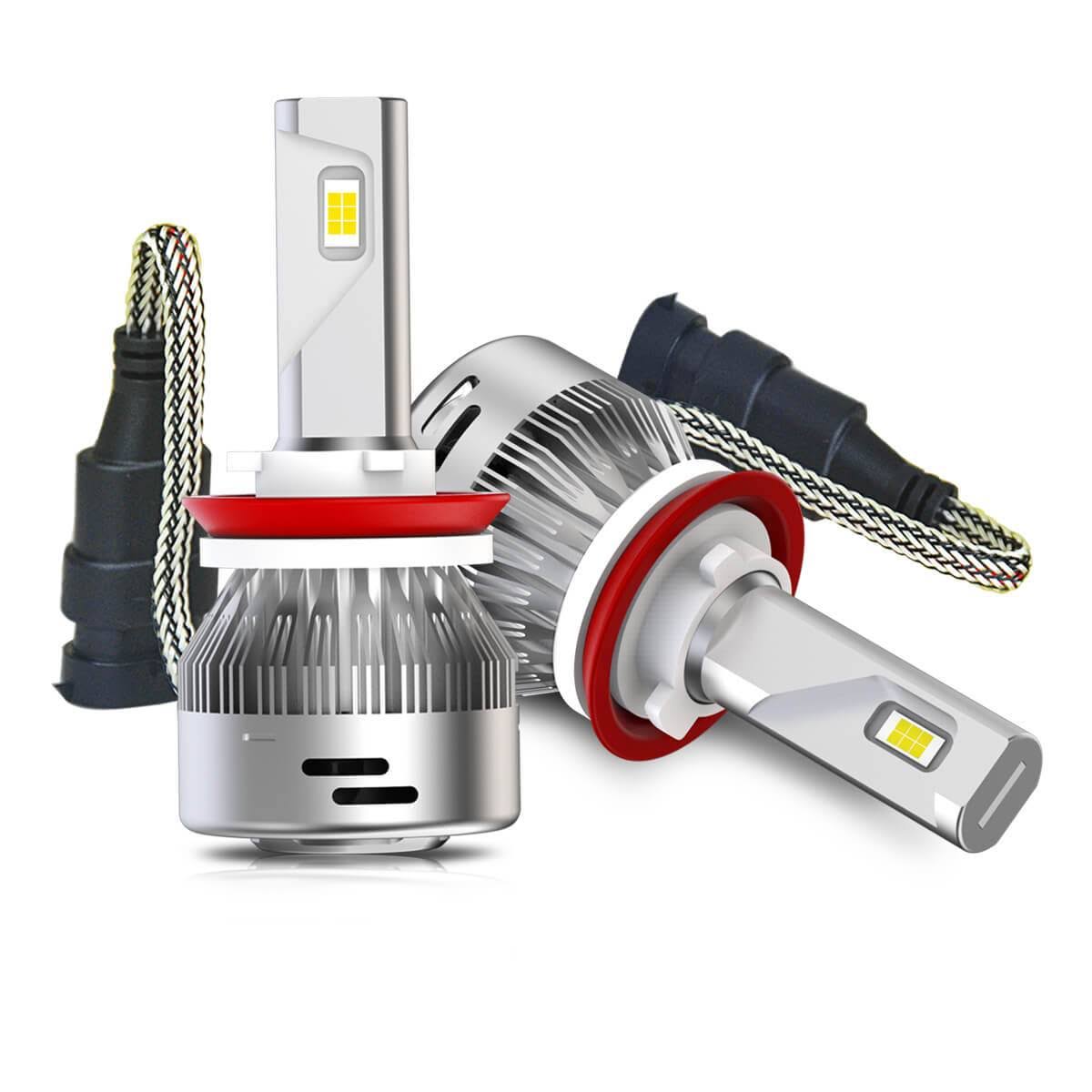 H9 H11 LED Bulbs 7600LM 72w 6000K J98108