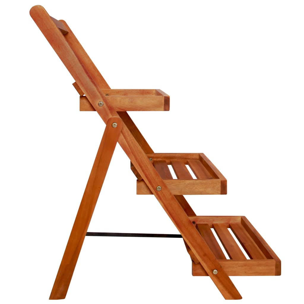 3-Tier Solid Acacia Wood Plant Stand M409180