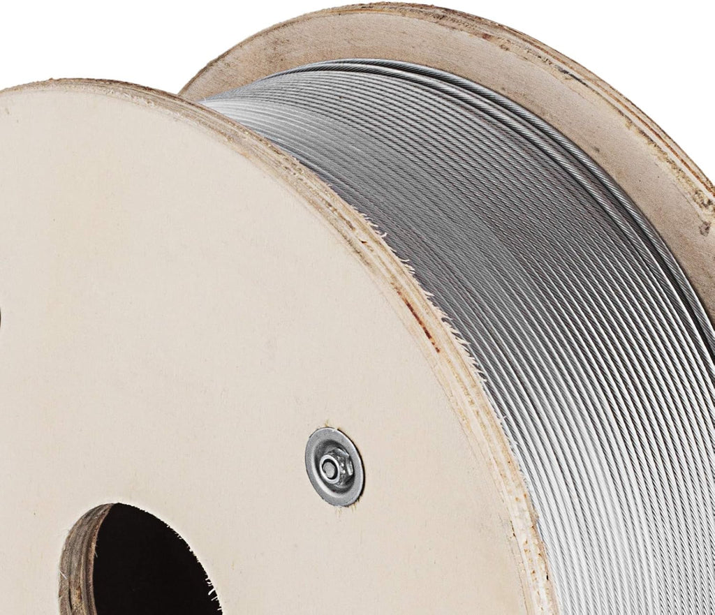 T316 Stainless Steel Wire Rope 1/8 1x19 Cable Railing F340