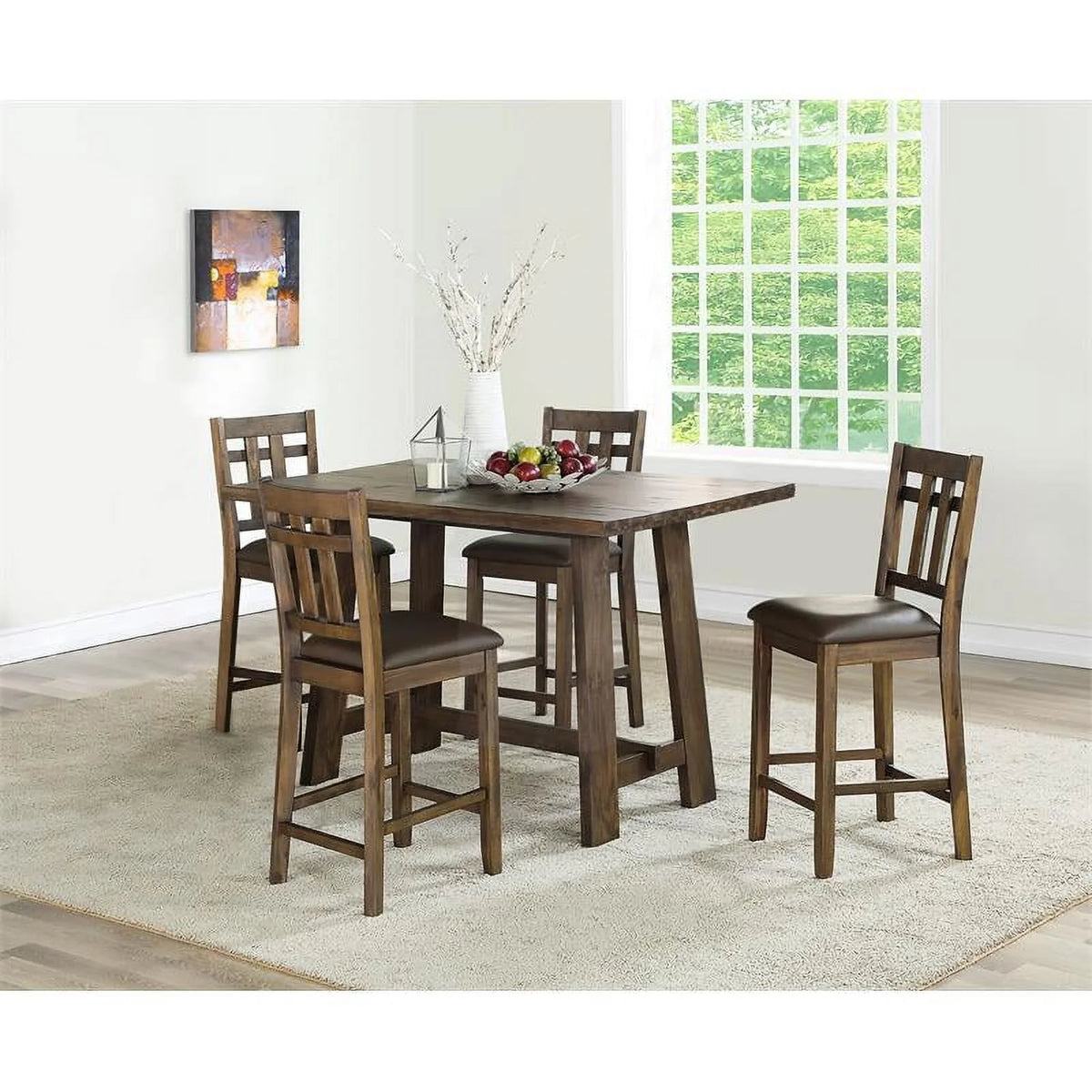 Wood Counter Chair W154