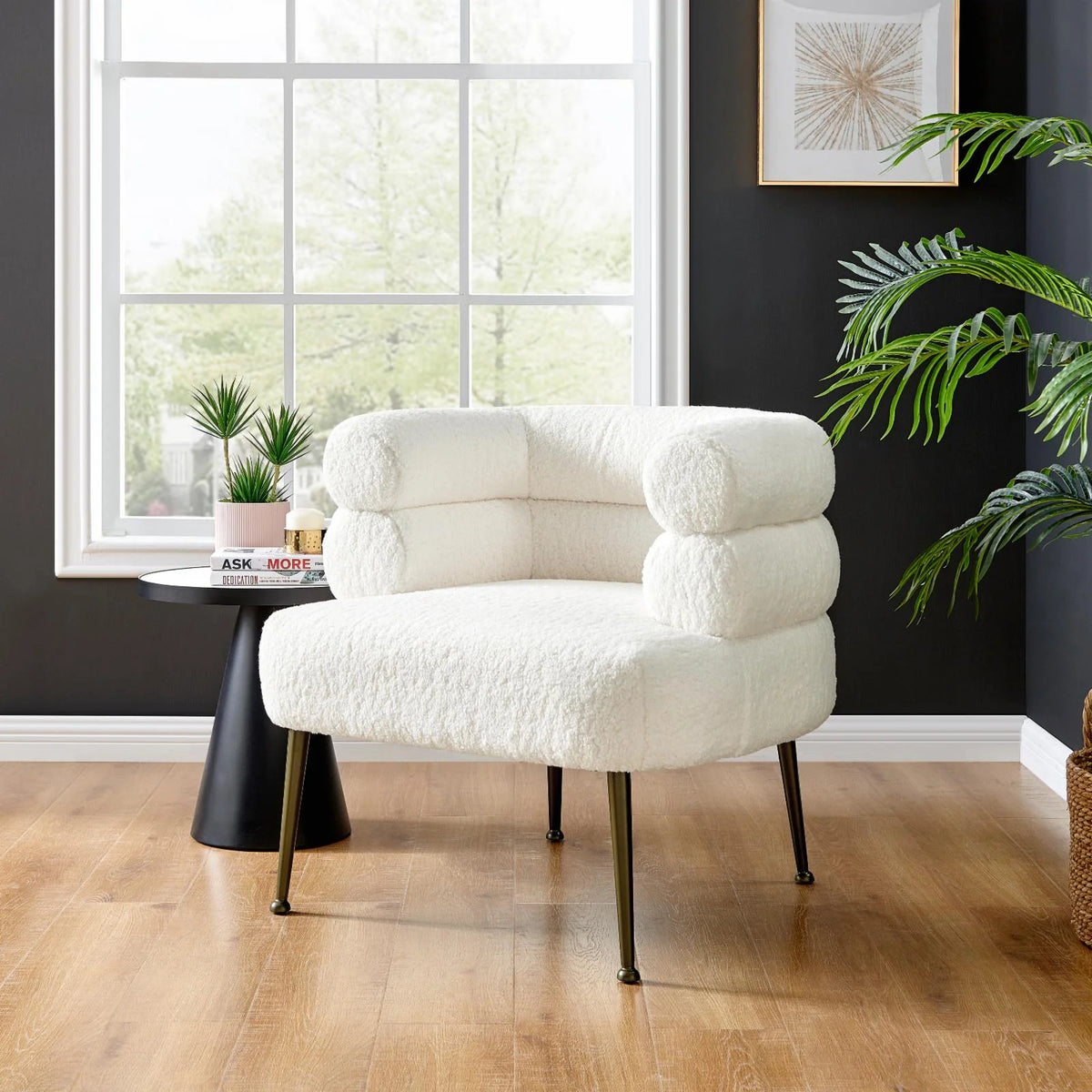 Modern Fabric Accent Chair E77585