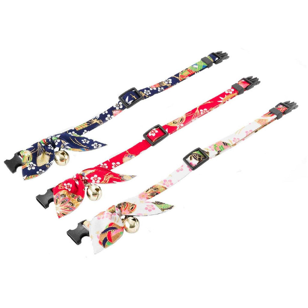 Kimono Bow Tie Cat Collar J6971