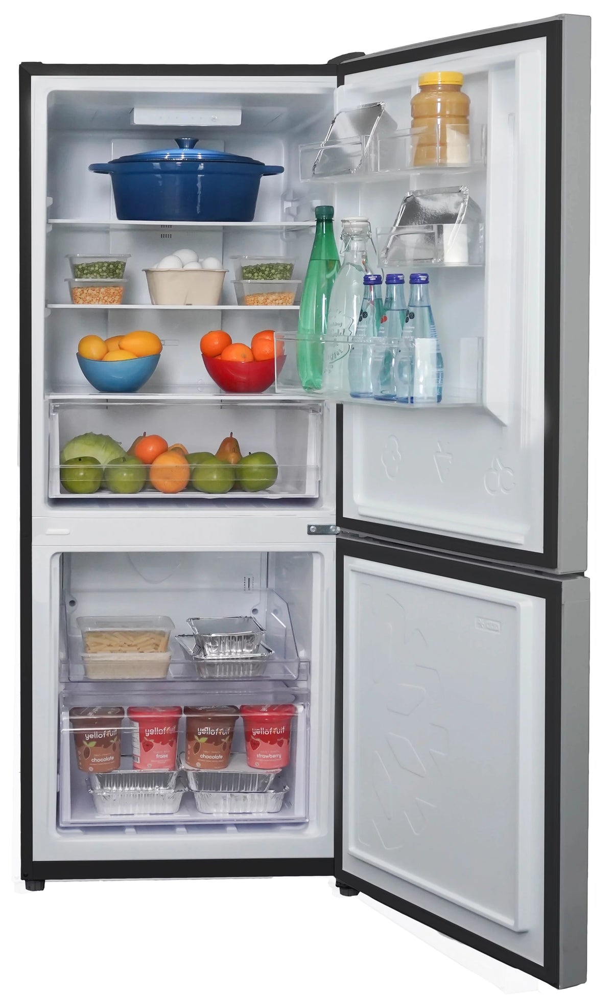 10 Cu. ft. Compact Bottom Mount Freezer Stainless Steel D314
