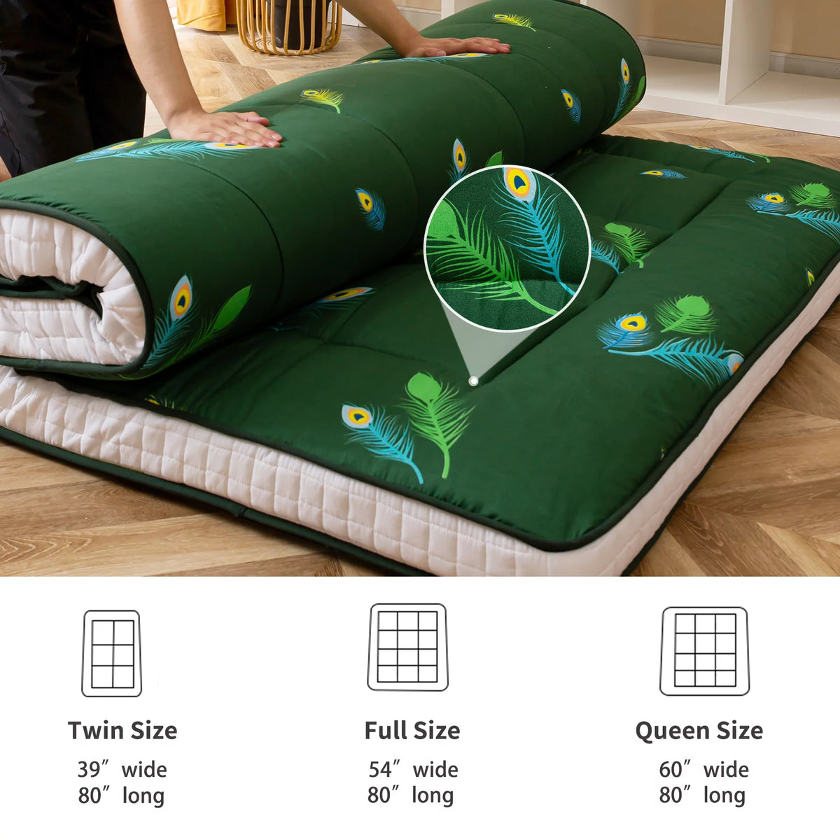 Extra Thick Folding Roll Up Floor Mattress F753