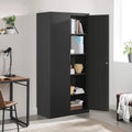 Metal Storage Cabinet with Doors and Shelves M22401