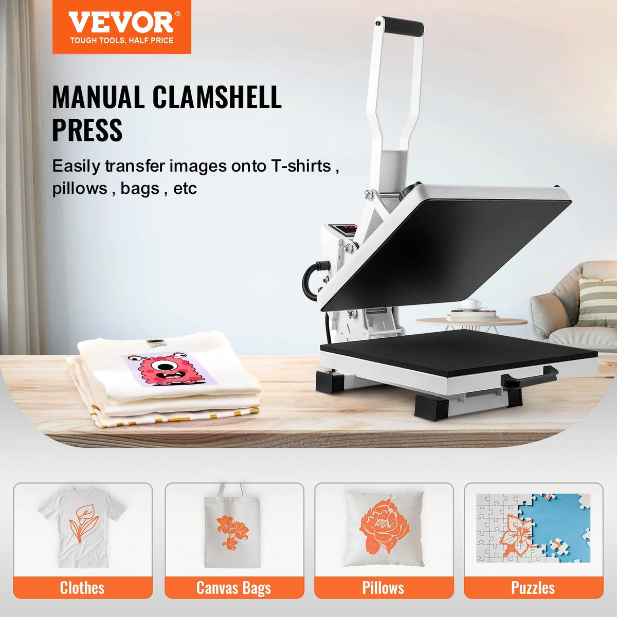 15"x15" Swing Away Heat Press Machine R89808