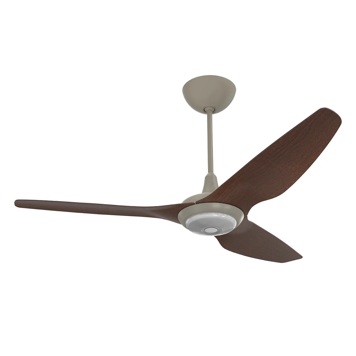 60 Ceiling Fan with Cocoa Aluminum Blades and Satin Nickel Finish A31841