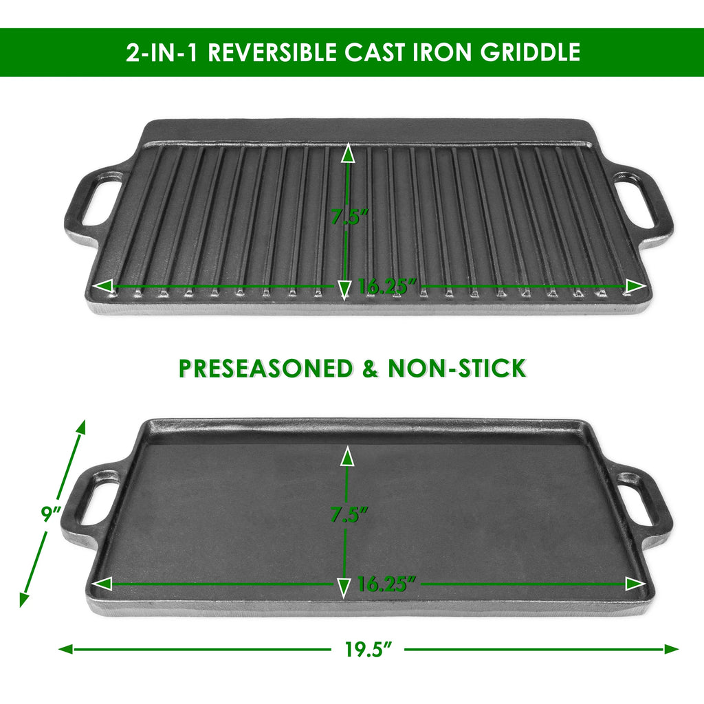 2-in-1 Reversible Cast Iron Griddle W35959