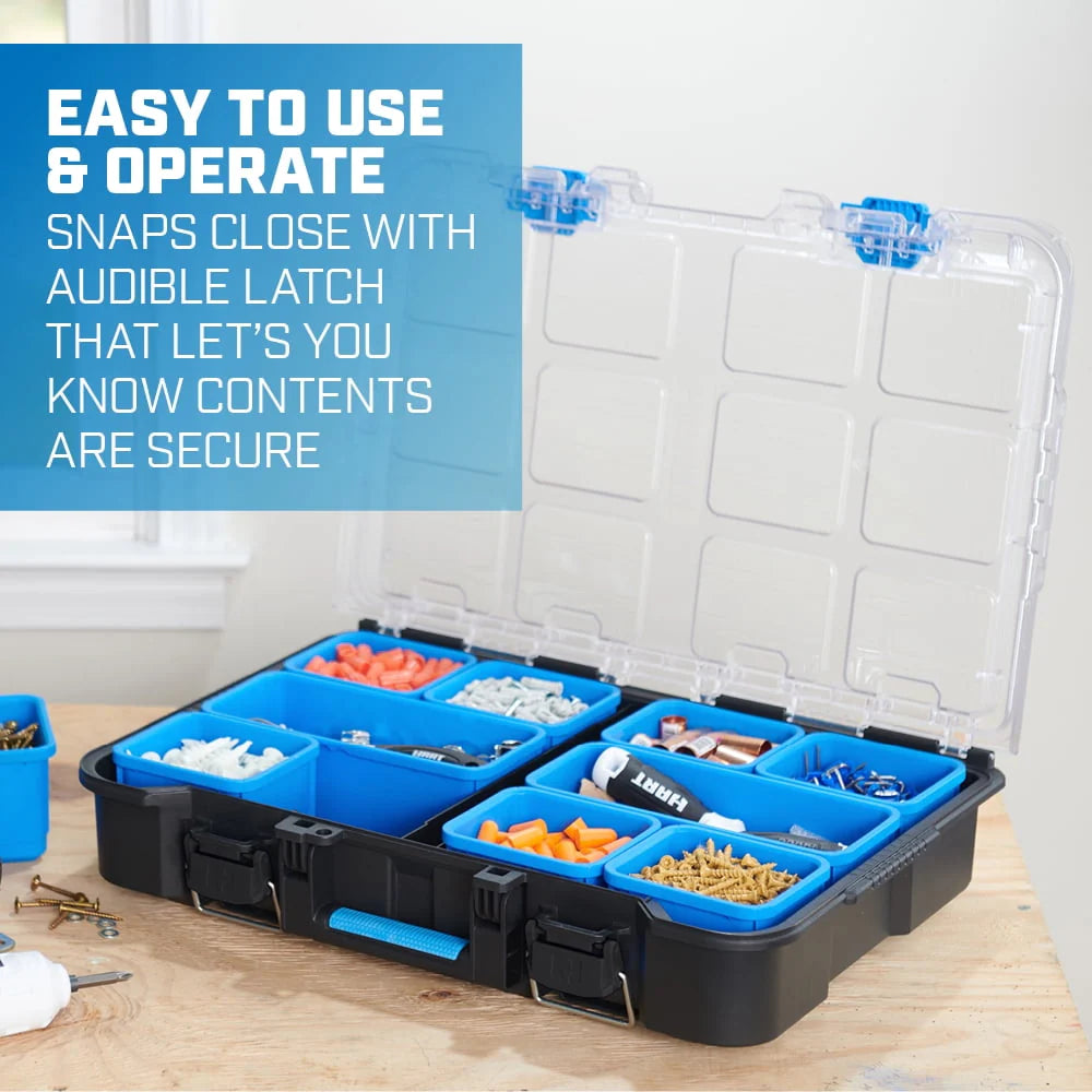 Stack System Tool Box with Removable Organizer Bins D17789