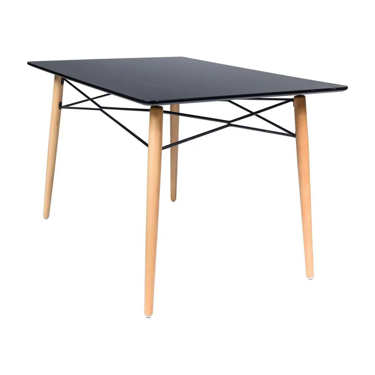 4Ft Rectangle Wooden Top Dining Table A782
